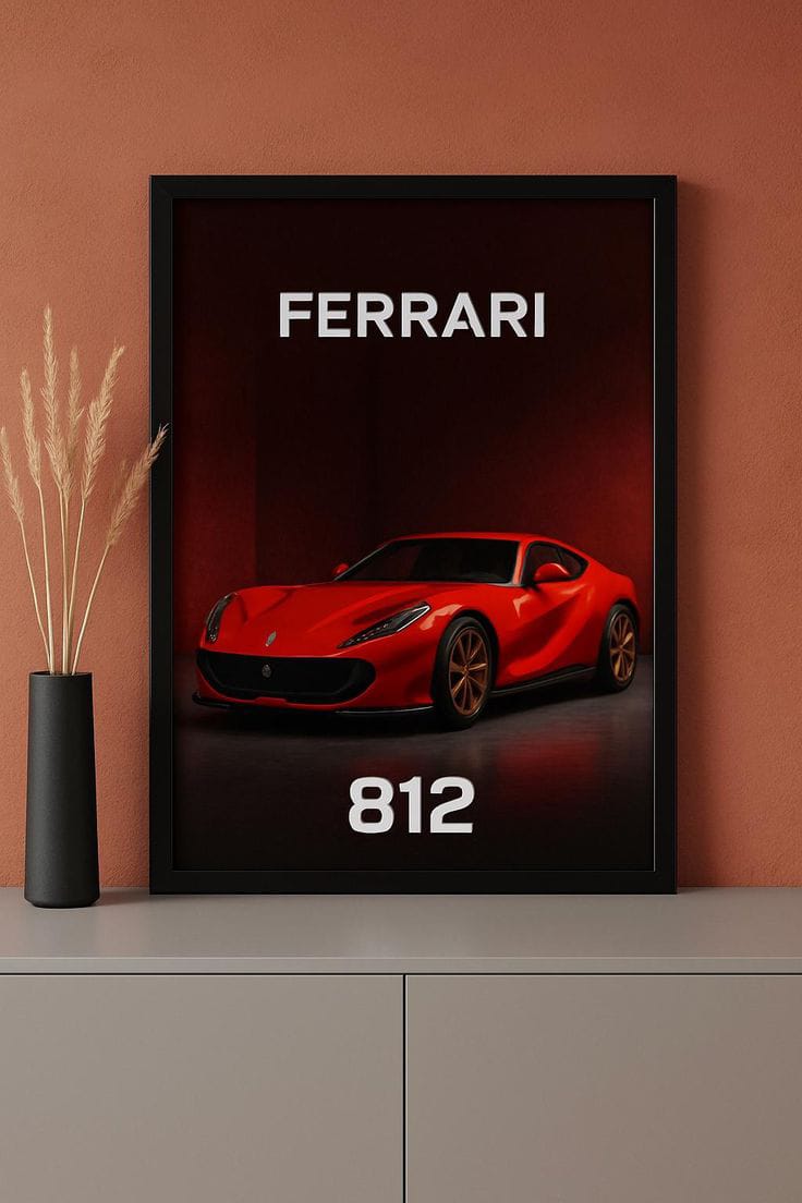 Ferrari 812: The Ride On Your Wall